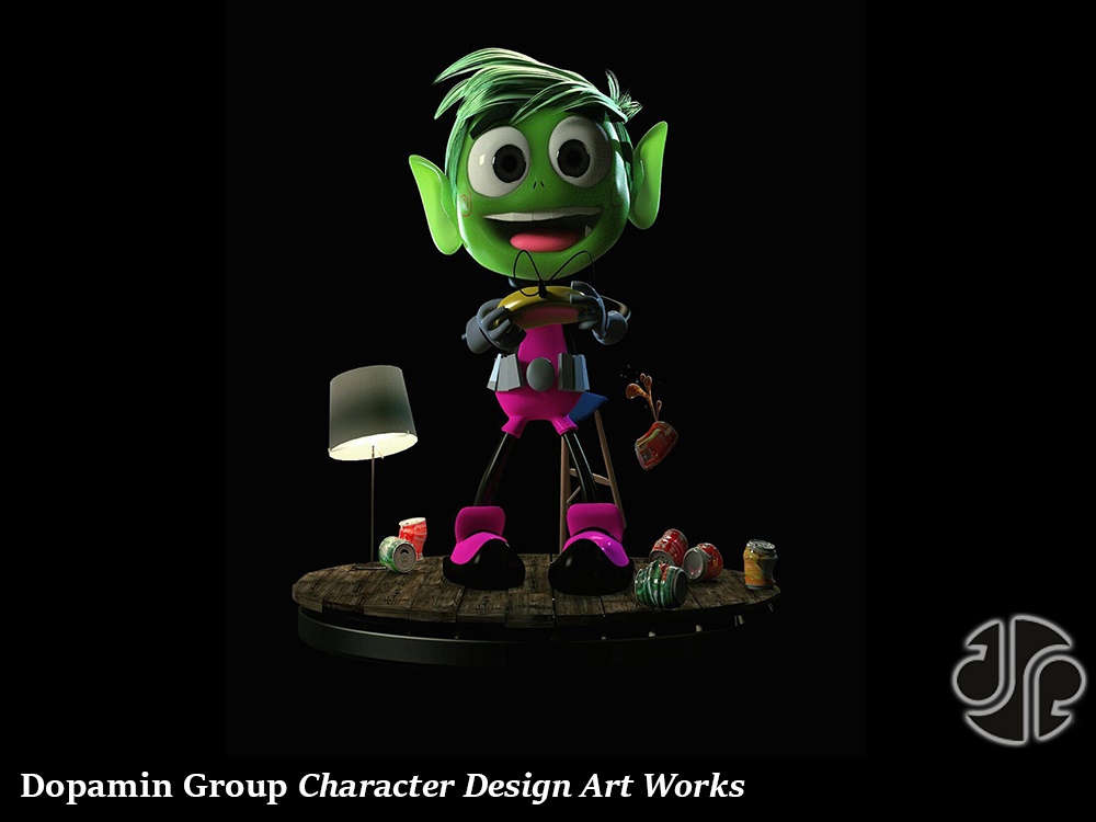 Dopamin Group Character Design Art Works