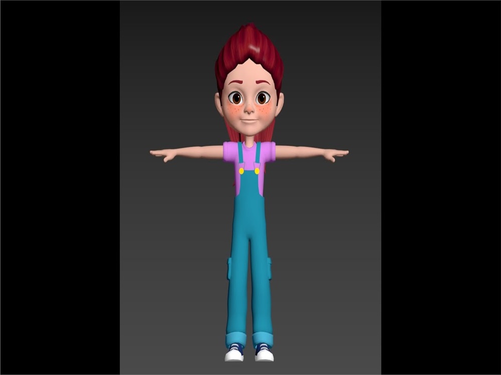 Girl Character Design for AKUT